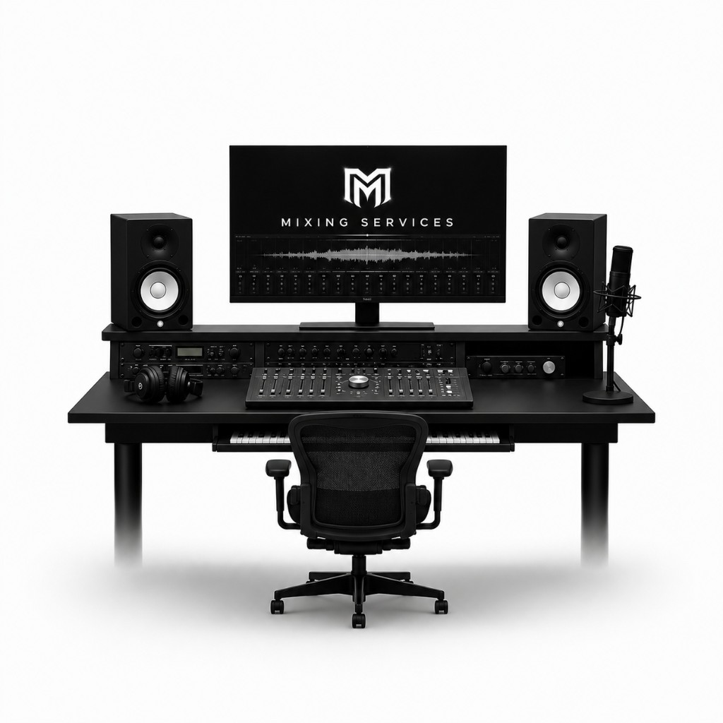Motion Mafia Studios mixing setup